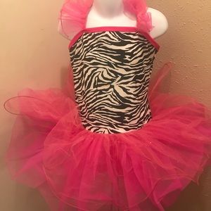 Pink, black, white Ballet, tap, dance tutu costume
